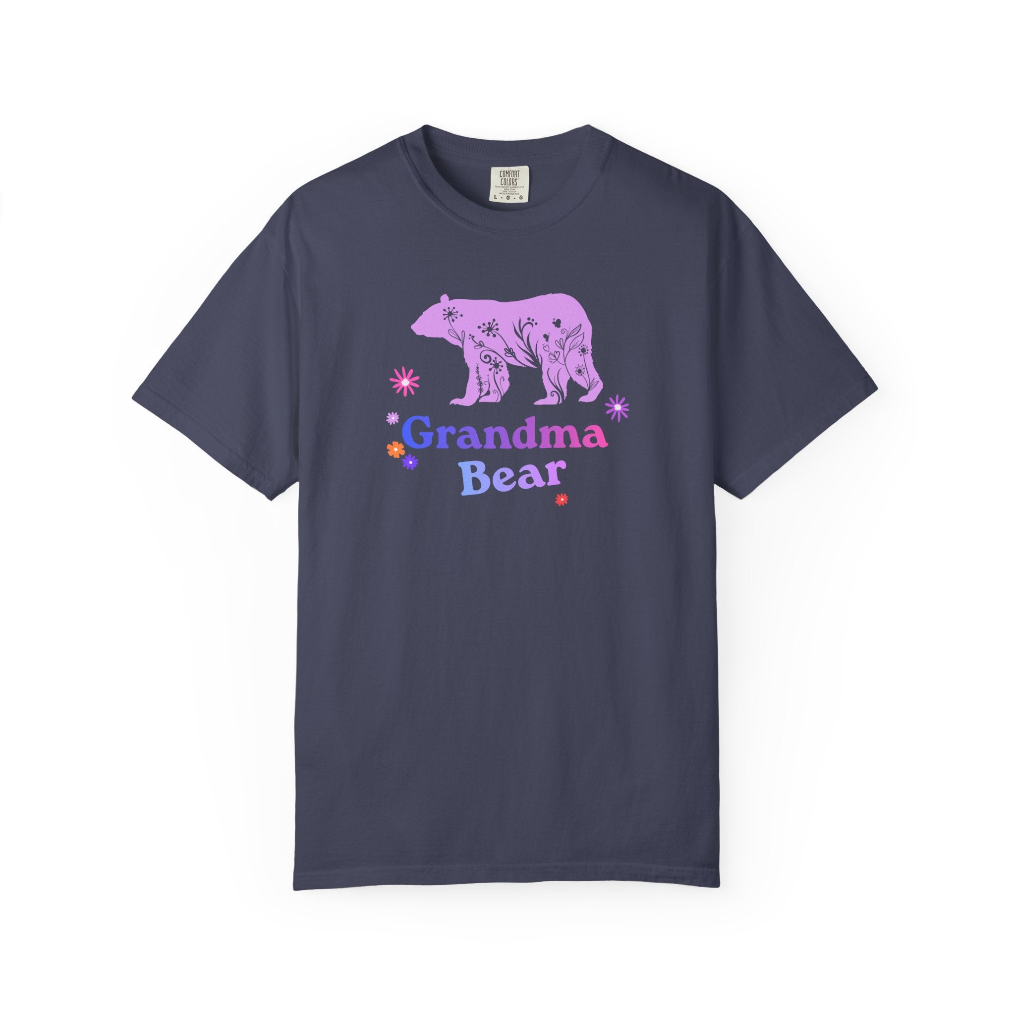 Grandma Bear T-Shirt — Cute Floral Mama Bear Tshirt Gift