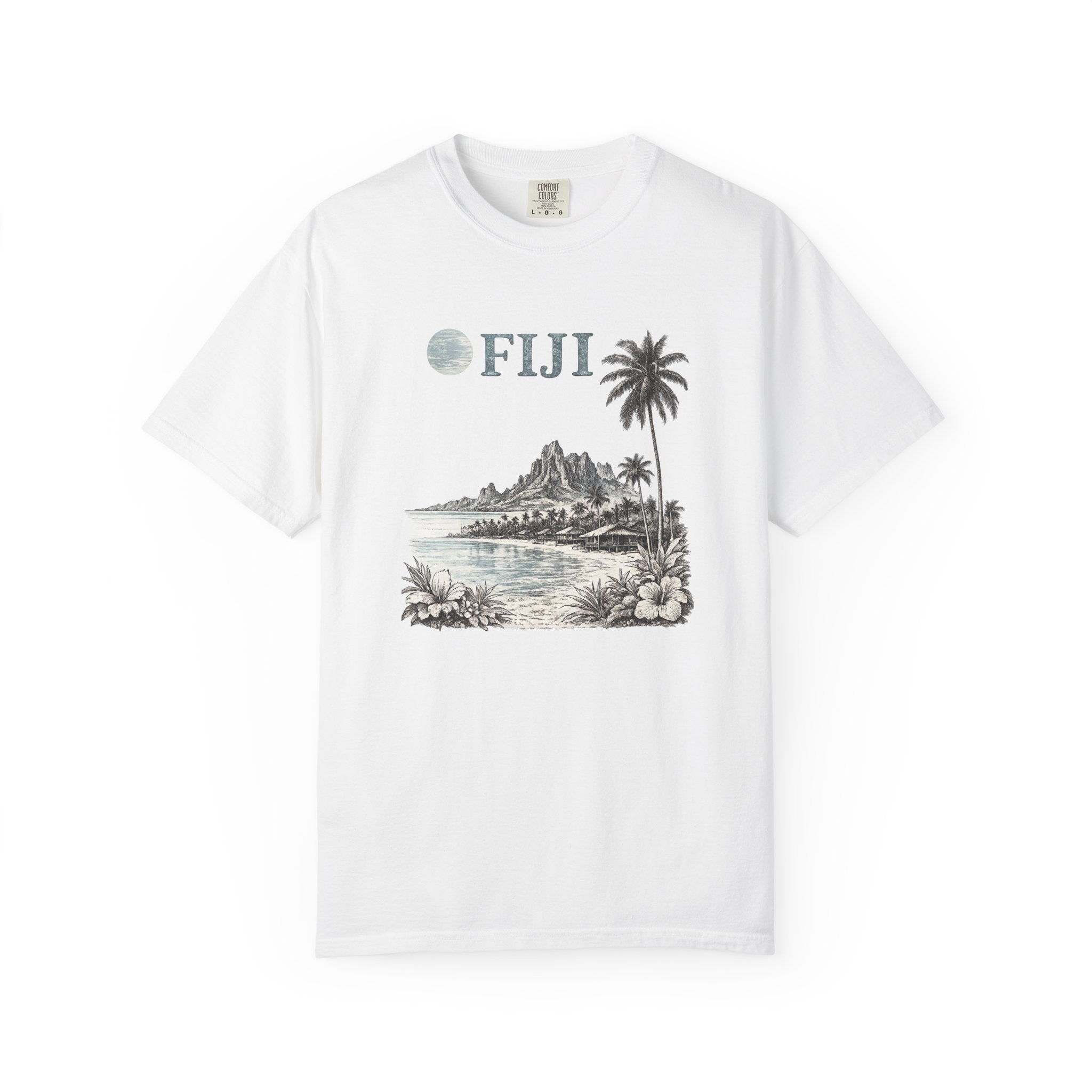 Fiji Vintage Travel T-shirt- Fiji Graphic Tshirt