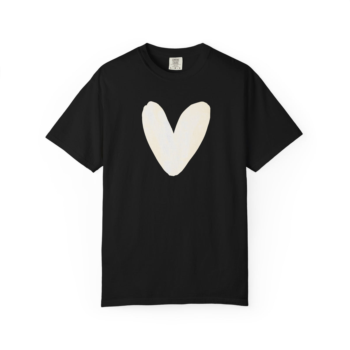 Heart T-Shirt — Heart Painted Short sleeve Tee