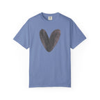 Heart Brushstroke T-Shirt — Minimal Watercolor Heart Tee