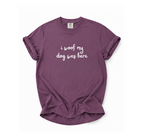I woof my dog was here tshirt- dog lovers tshirts