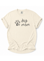 Dog Mom T-Shirt — Paw Print Graphic Tee for Dog Lovers