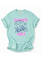 Summer Vibes Beach T-Shirt — Cute Womens Tshirts