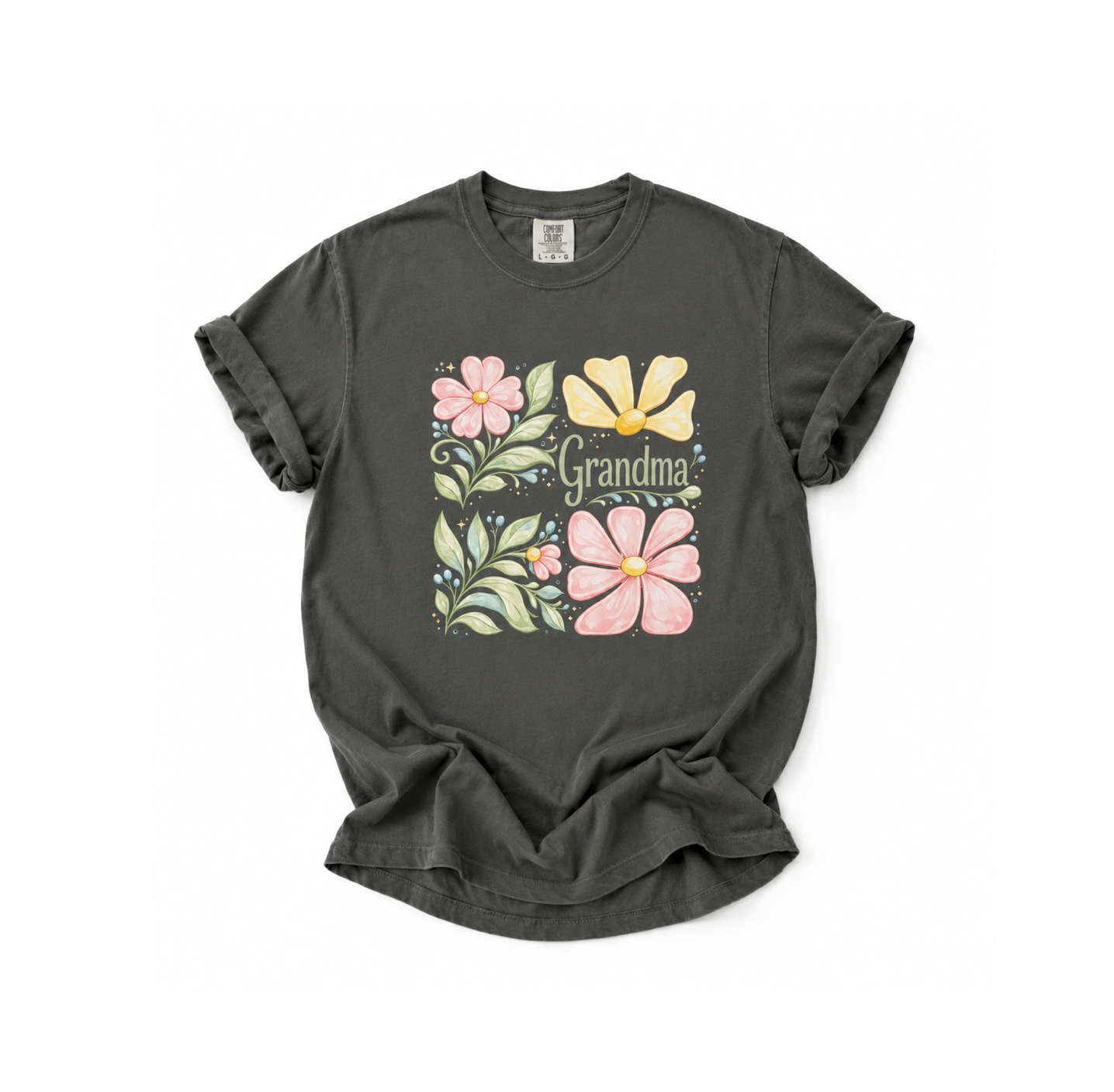 Grandma Floral TShirt- Grandma Tshirt