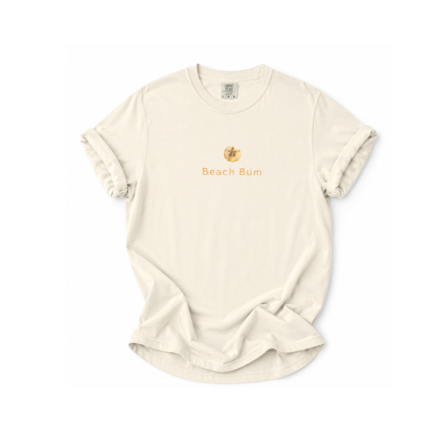 beach bum sand dollar tshirt