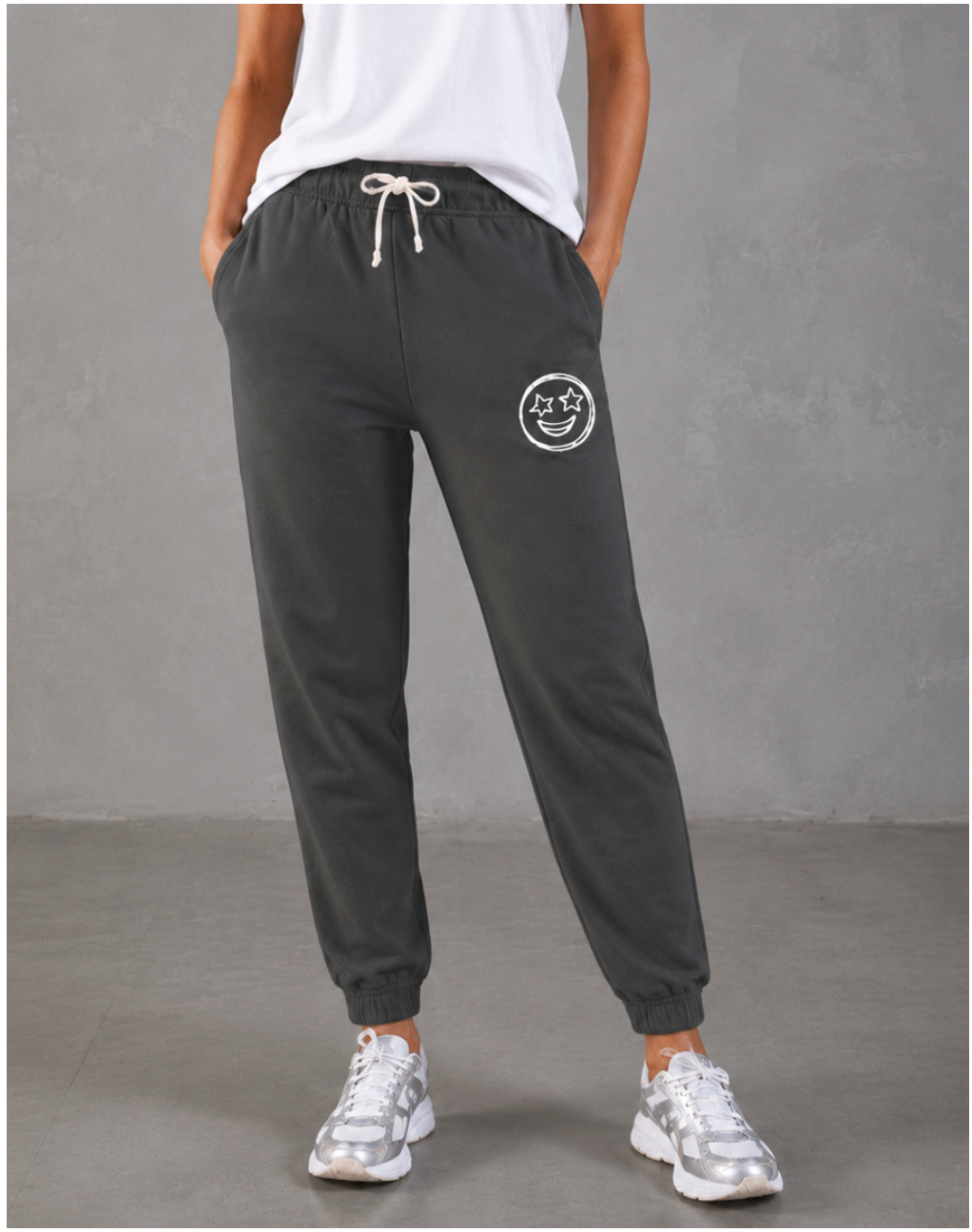 smiley face lounge pants