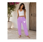 heart sweat pants